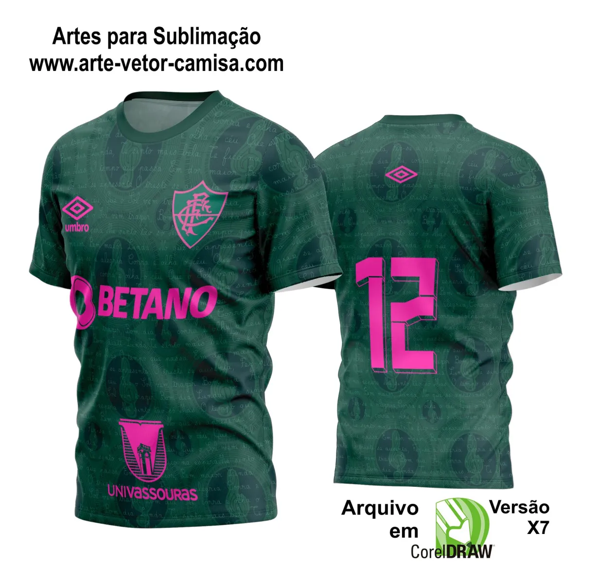 Arte Vetor Estampa Camisa Time Amador Futebol 2024