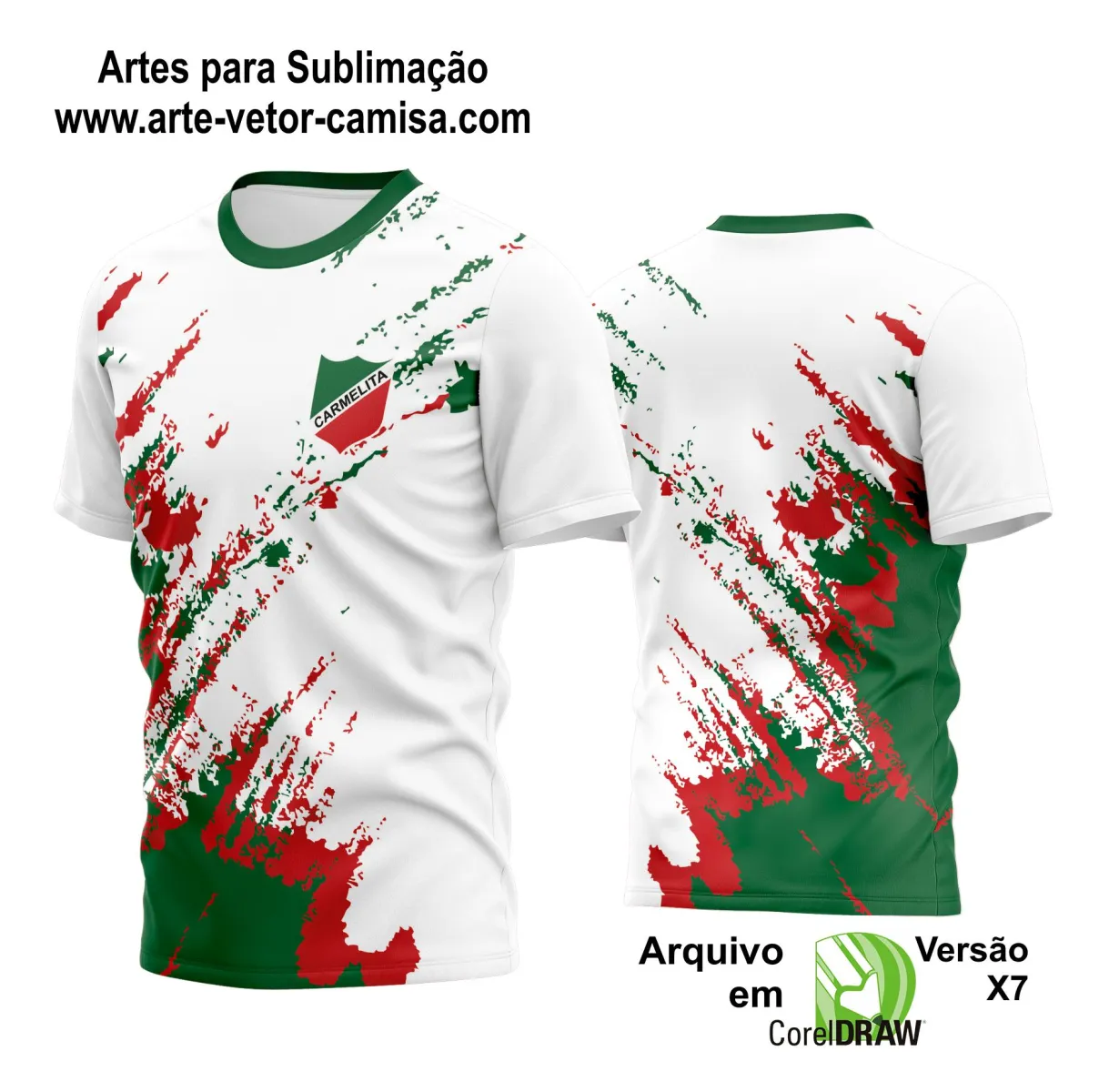 Arte Vetor Estampa Camisa Time Amador Futebol 2024