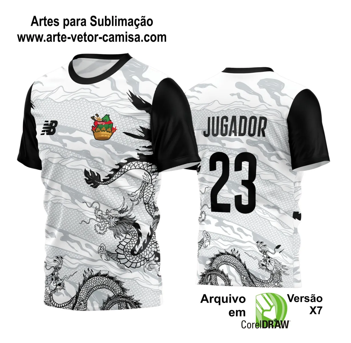 Arte Vetor Estampa Camisa Time Amador Futebol 2024