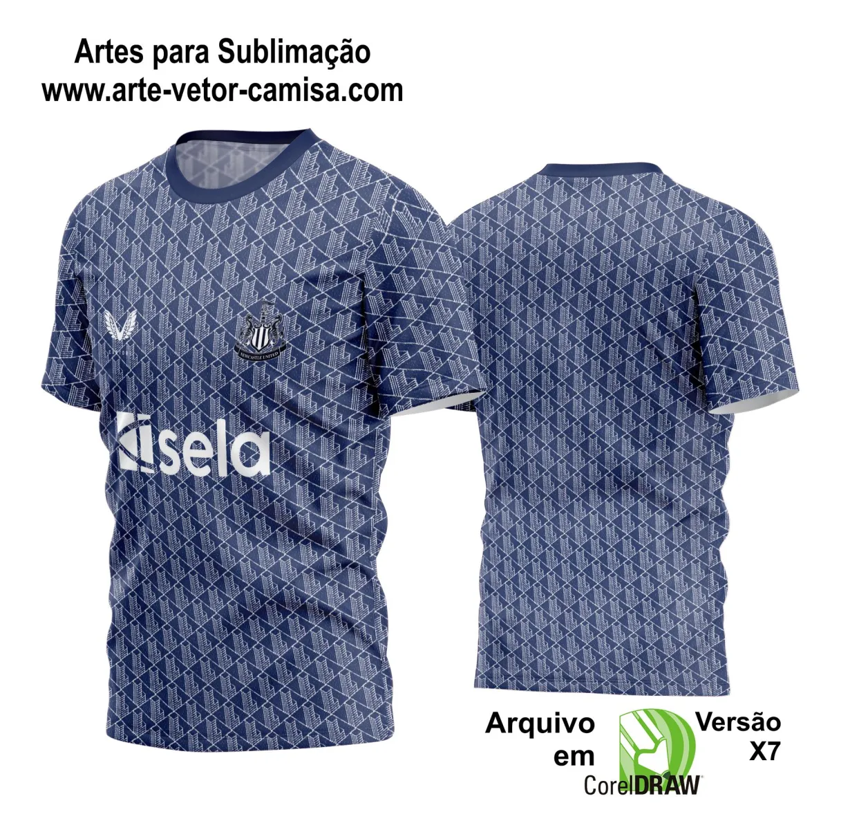 Arte Vetor Estampa Camisa Time Amador Futebol 2024