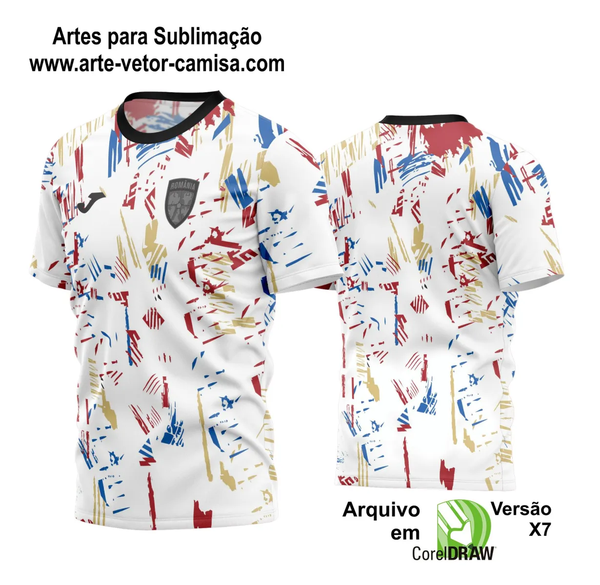 Arte Vetor Estampa Camisa Time Amador Futebol 2024