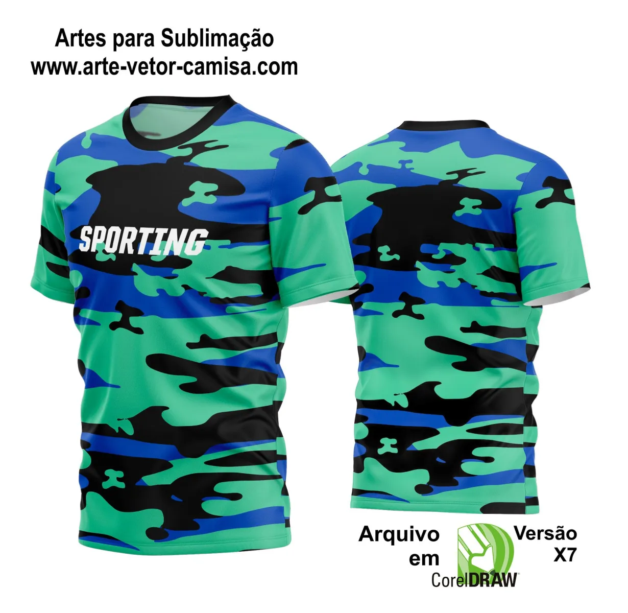 Arte Vetor Estampa Camisa Time Amador Futebol 2024