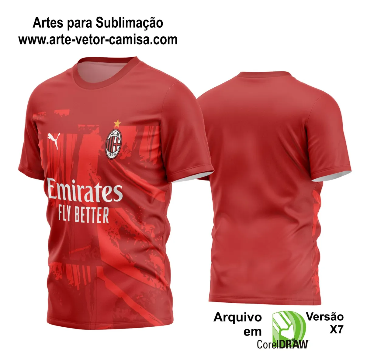 Arte Vetor Estampa Camisa Time Amador Futebol 2024