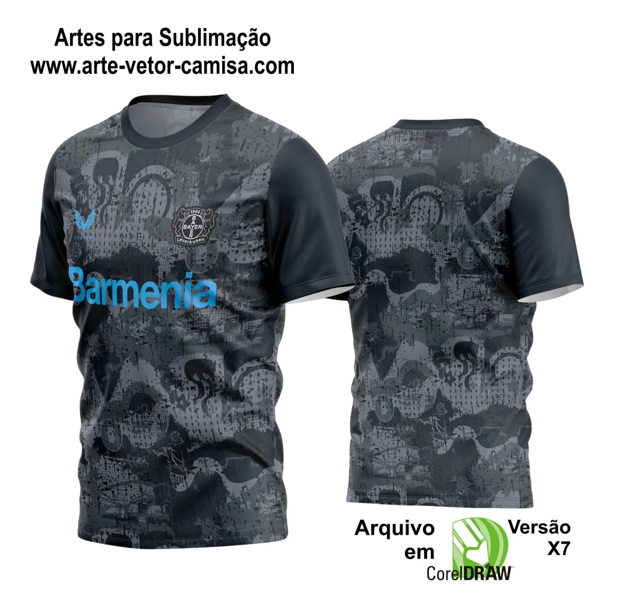 Arte Vetor Estampa Camisa Time Amador Futebol 2024