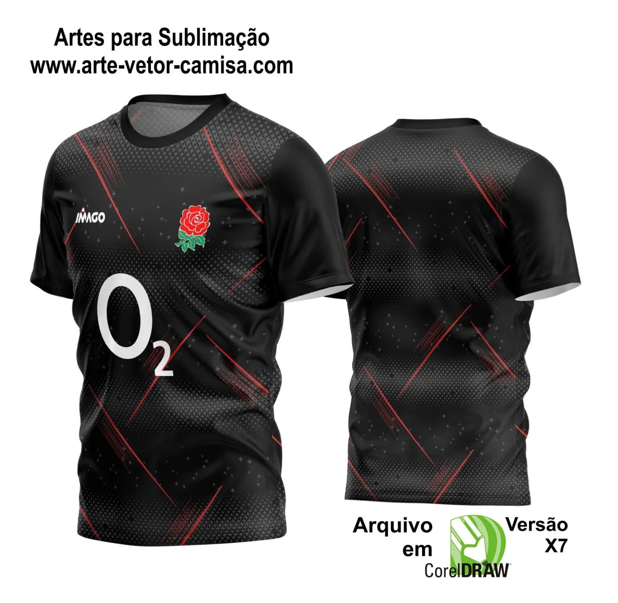 Arte Vetor Estampa Camisa Time Amador Futebol 2024