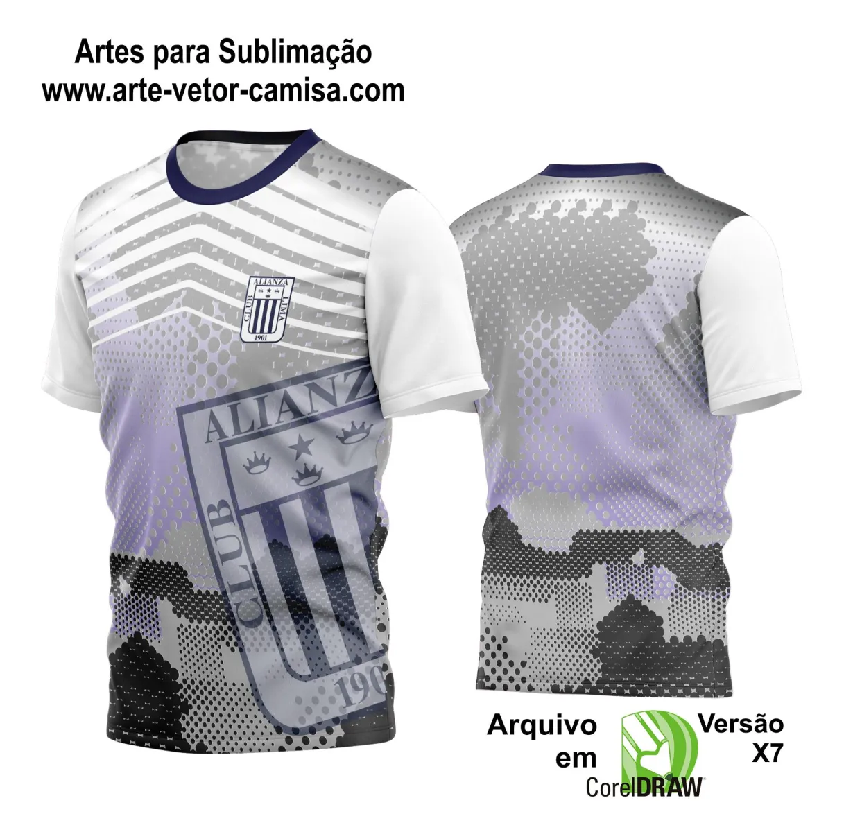 Arte Vetor Estampa Camisa Time Amador Futebol 2024