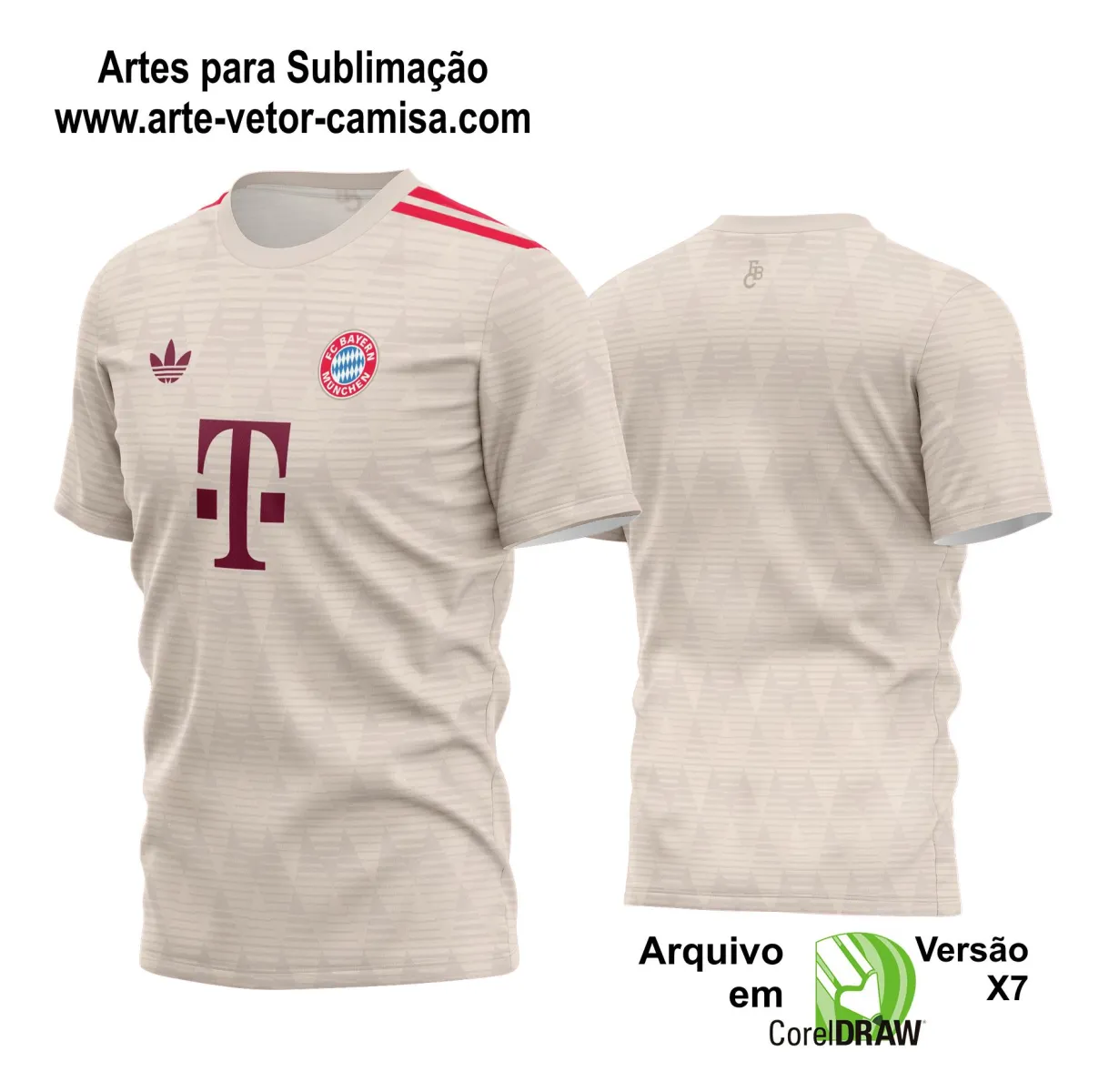 Arte Vetor Estampa Camisa Time Amador Futebol 2024