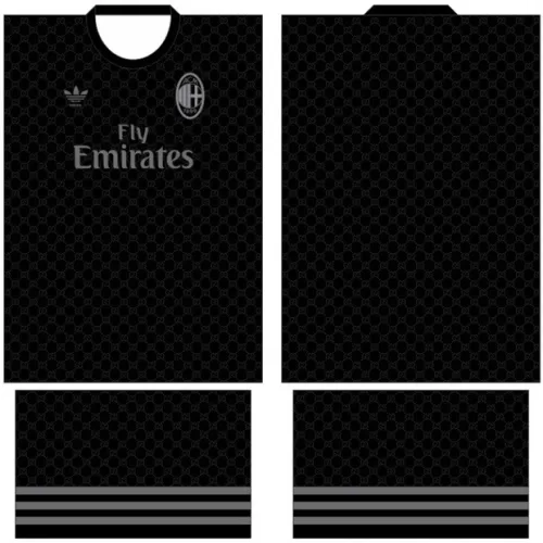 Arte Vetor Camisa AC Milan Conceito 2024 | Modelo 10