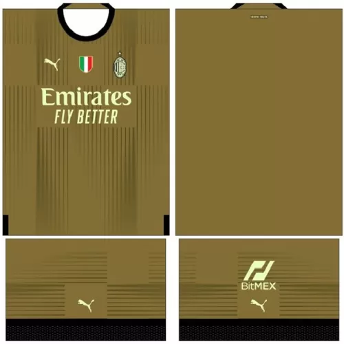 Arte Vetor Camisa AC Milan Conceito 2024 | Modelo 19