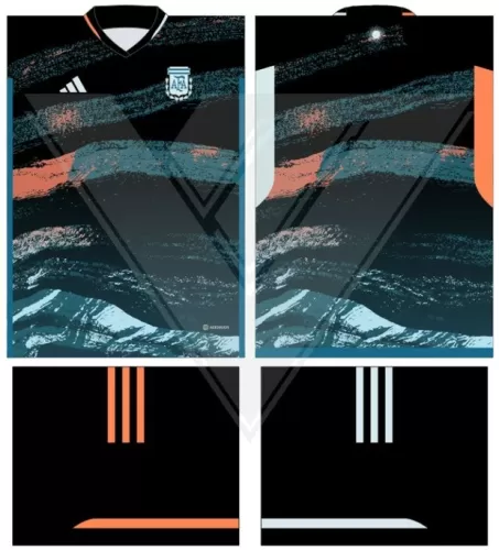 Arte Vetor Camisa Argentina Conceito 04