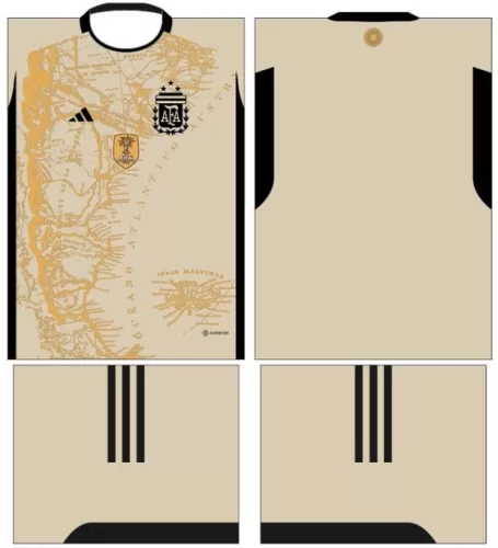 Arte Vetor Camisa Argentina Conceito 09