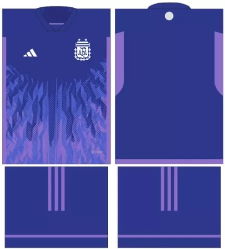 Arte Vetor Camisa Argentina Conceito 14