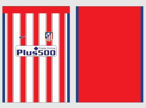 Arte Vetor Camisa Atlético de Madrid Conceito 2024 | Modelo 04