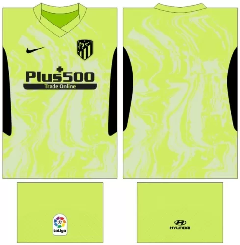 Arte Vetor Camisa Atlético de Madrid Conceito 2024 | Modelo 09