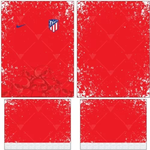 Arte Vetor Camisa Atlético de Madrid Conceito 2024 | Modelo 23