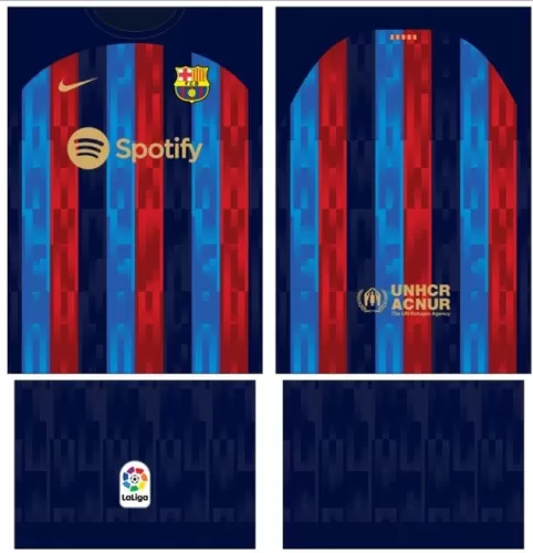 Arte Vetor Camisa Barcelona - Modelo 23