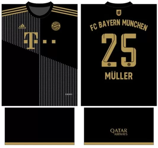 Arte Vetor Camisa Bayern München Conceito 2024 | Modelo 09
