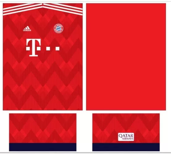 Arte Vetor Camisa Bayern München Conceito 2024 | Modelo 10