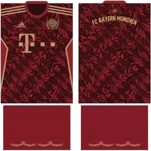 Arte Vetor Camisa Bayern München Conceito 2024 | Modelo 20