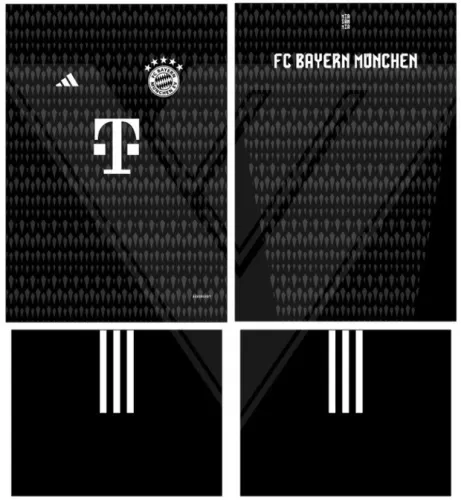 Arte Vetor Camisa Bayern München Conceito 2024 | Modelo 32