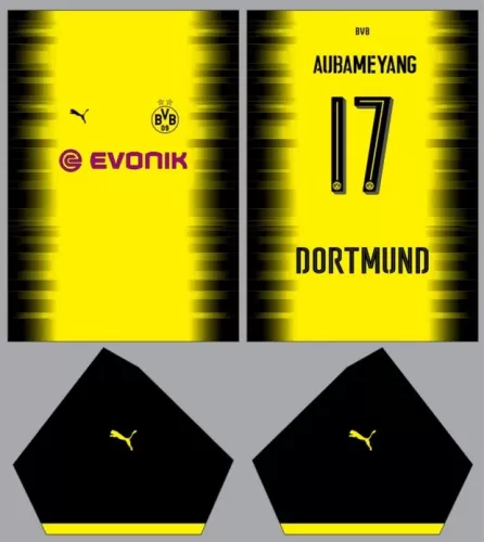 Arte Vetor Camisa Borussia Dortmunt Conceito 25