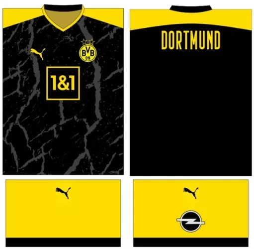 Arte Vetor Camisa Borussia Dortmunt Conceito 32