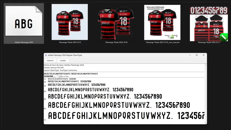 Arte Vetor Camisa Flamengo 2024 - 2025 Atualizada