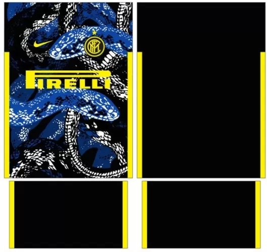 Arte Vetor Camisa Inter de Milão 2024 | Modelo 03
