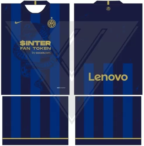 Arte Vetor Camisa Inter de Milão 2024 | Modelo 22