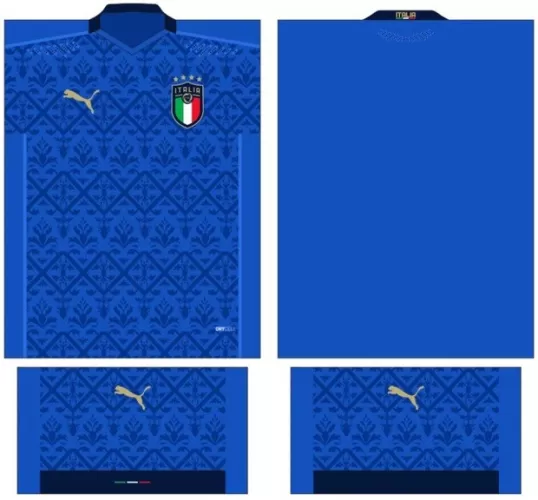 Arte Vetor Camisa Italia Conceito 2024 | Modelo 04