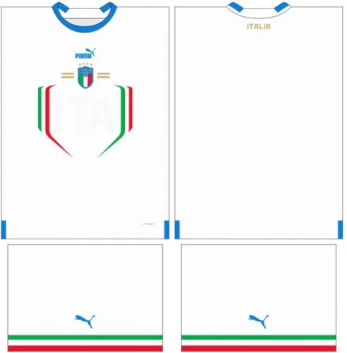 Arte Vetor Camisa Italia Conceito 2024 | Modelo 12