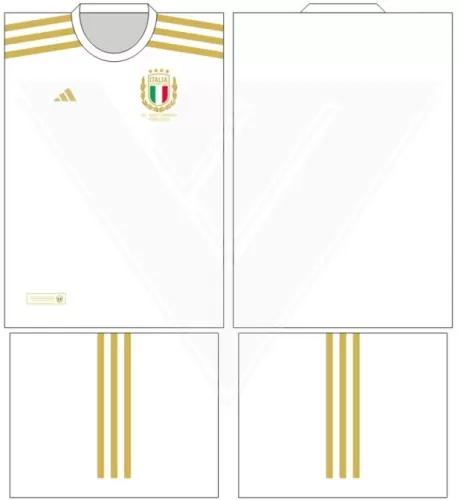 Arte Vetor Camisa Italia Conceito 2024 | Modelo 15