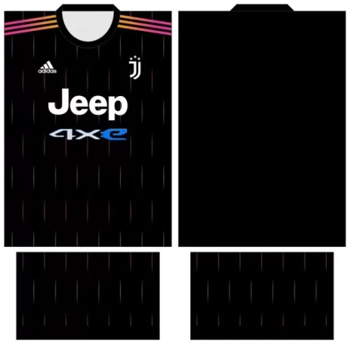 Arte Vetor Camisa Juventus | Modelo 06