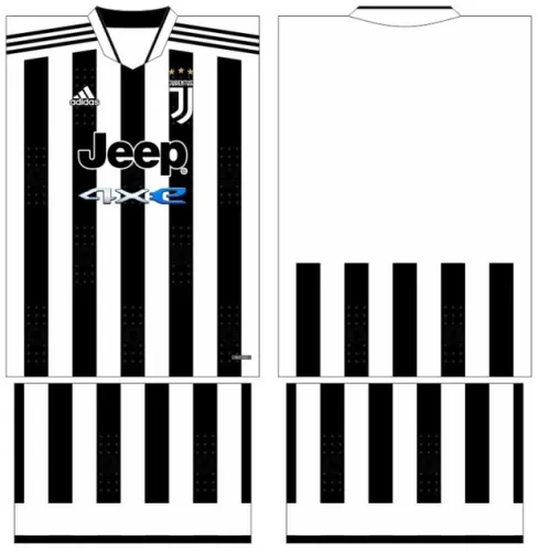 Arte Vetor Camisa Juventus | Modelo 08