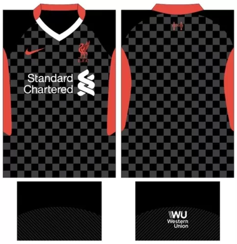 Arte Vetor Camisa LiverPool - Modelo 01