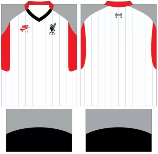 Arte Vetor Camisa LiverPool - Modelo 04