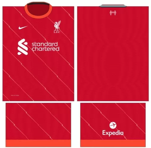 Arte Vetor Camisa LiverPool - Modelo 07