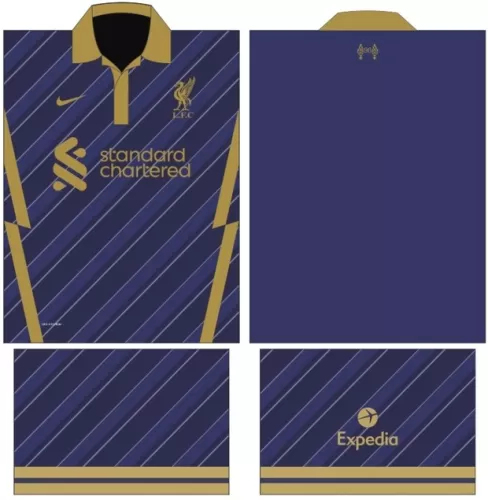 Arte Vetor Camisa LiverPool - Modelo 17