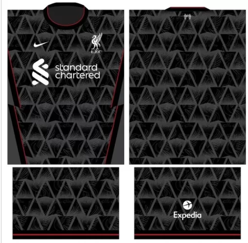 Arte Vetor Camisa LiverPool - Modelo 24