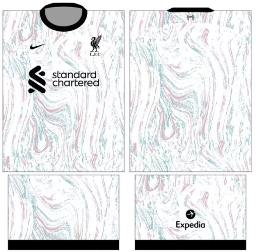 Arte Vetor Camisa LiverPool - Modelo 26