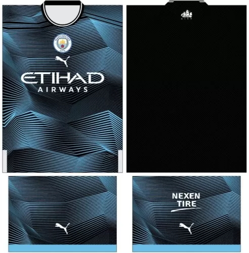 Arte Vetor Camisa Manchester City Conceito 2024 - Modelo 25