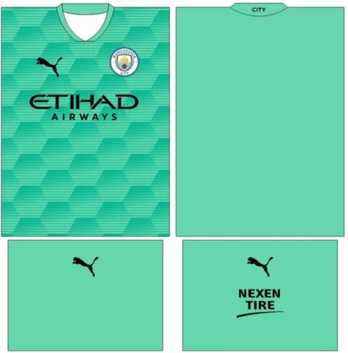 Arte Vetor Camisa Manchester City Conceito 2024 - Modelo 26
