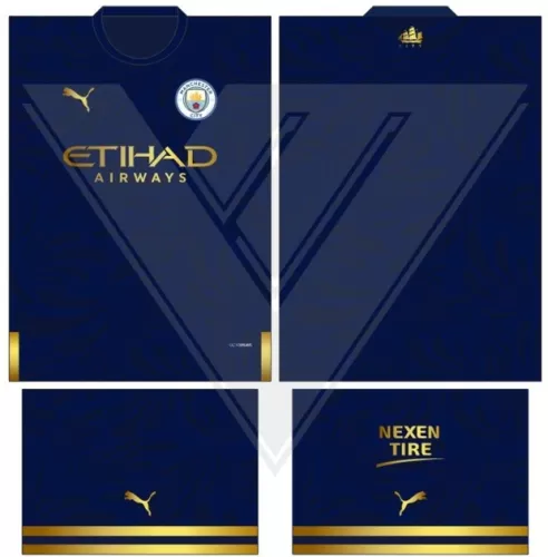 Arte Vetor Camisa Manchester City Conceito 2024 - Modelo 32