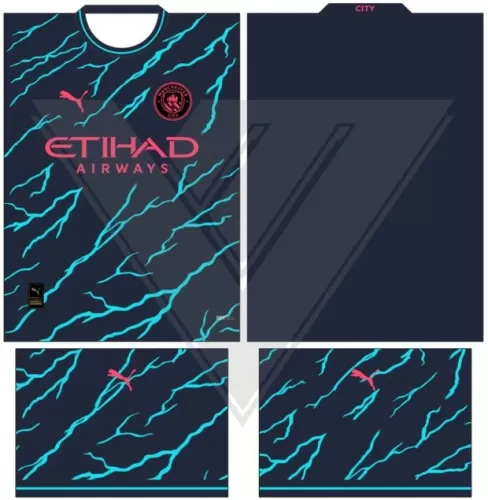 Arte Vetor Camisa Manchester City Conceito 2024 - Modelo 40