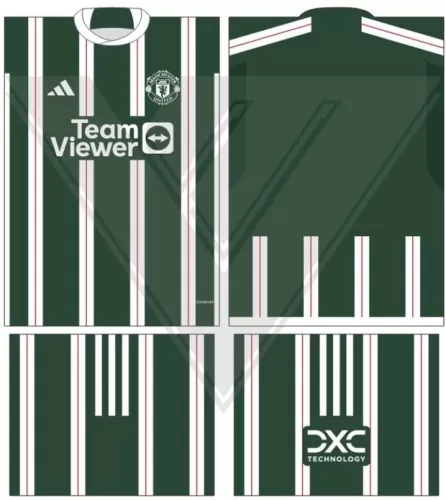 Arte Vetor Camisa Manchester United Conceito 2024 | Modelo 27