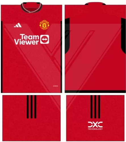 Arte Vetor Camisa Manchester United Conceito 2024 | Modelo 28