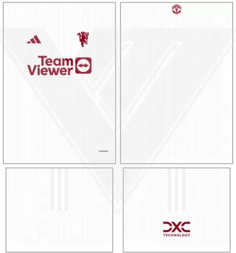 Arte Vetor Camisa Manchester United Conceito 2024 | Modelo 30