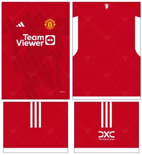 Arte Vetor Camisa Manchester United Conceito 2024 | Modelo 34
