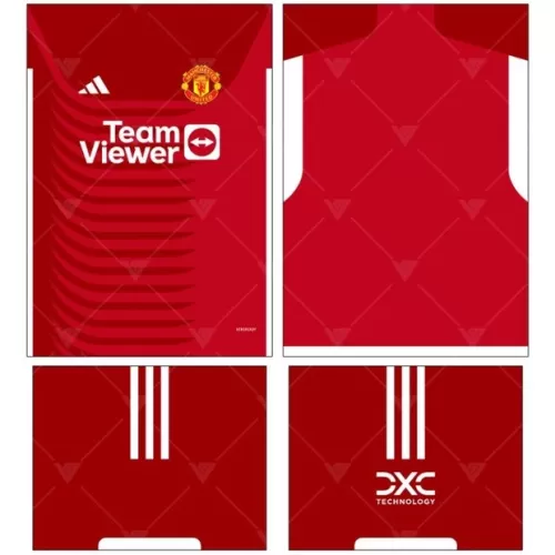 Arte Vetor Camisa Manchester United Conceito 2024 | Modelo 35
