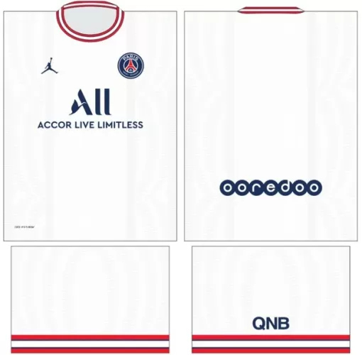 Arte Vetor Camisa Paris Saint Germain PSG - Modelo 33